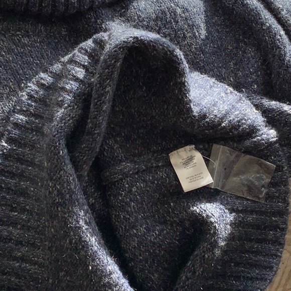 Blue Pullover Sweater -Cowl - S/P - Orb Life - Picture 10 of 10